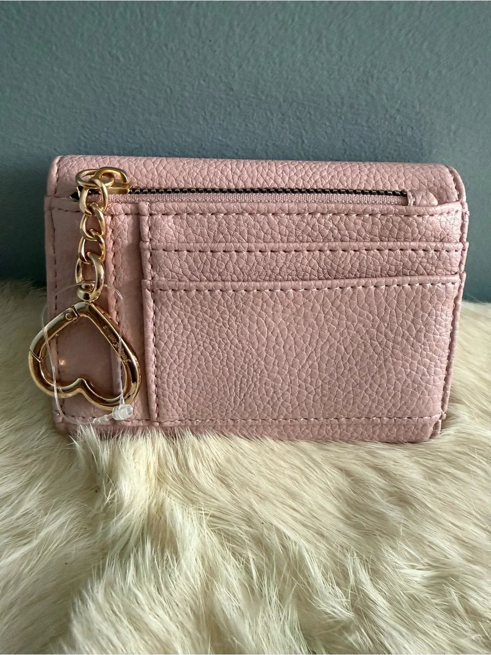 Juicy Couture Love Never Dies Double Sided Trifold Wallet